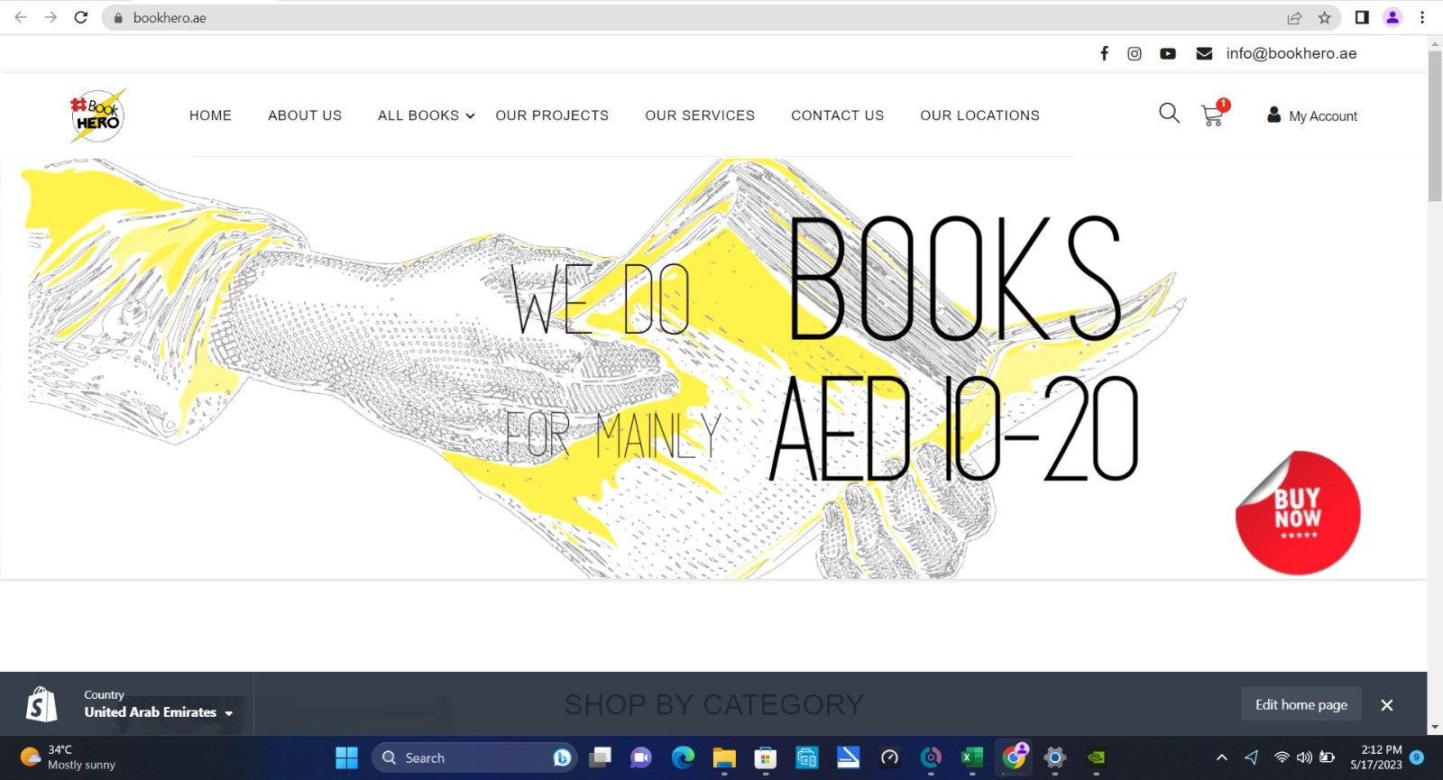 Book Hero Website